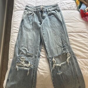 Pacsun low rise ripped jeans